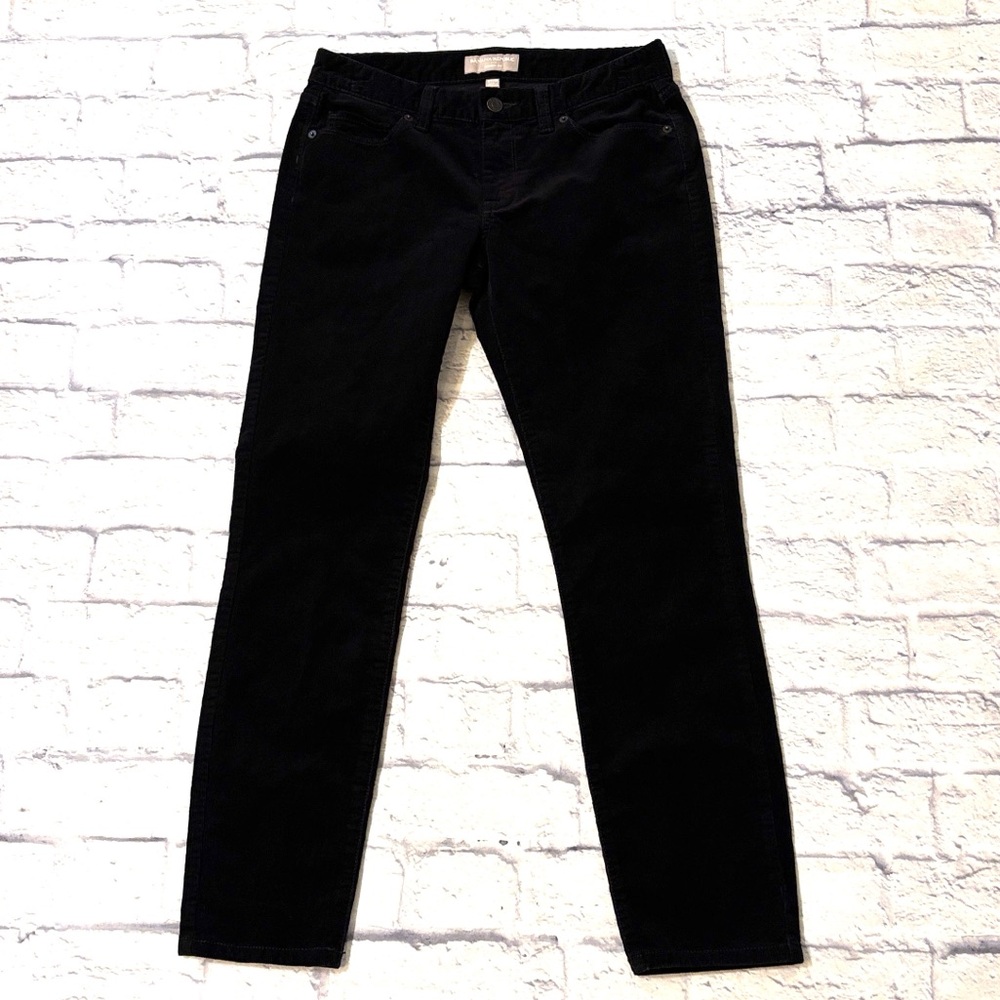 Banana Republic Black Corduroy Skinny Pants Size 4/27 Petite